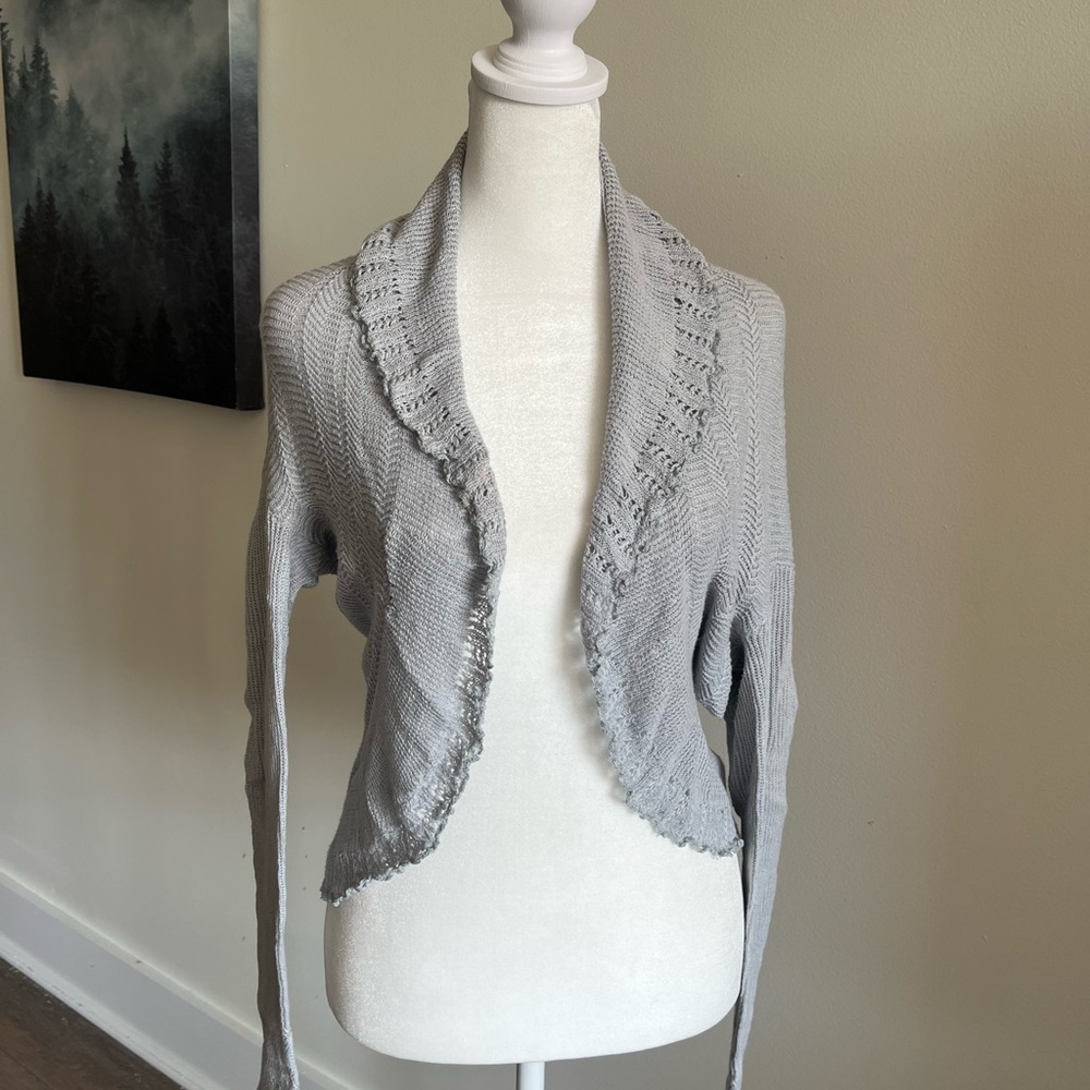 Ralph Lauren Light Gray Women's Shrug
